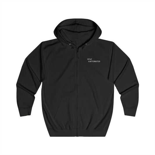Caffeine Republic Logo Full Zip Hoodie
